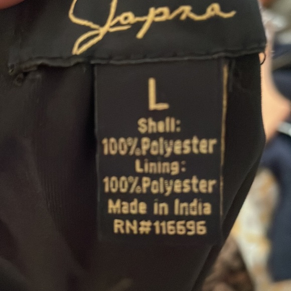 NWT brown and black pleated skirt L - Picture 4 of 4